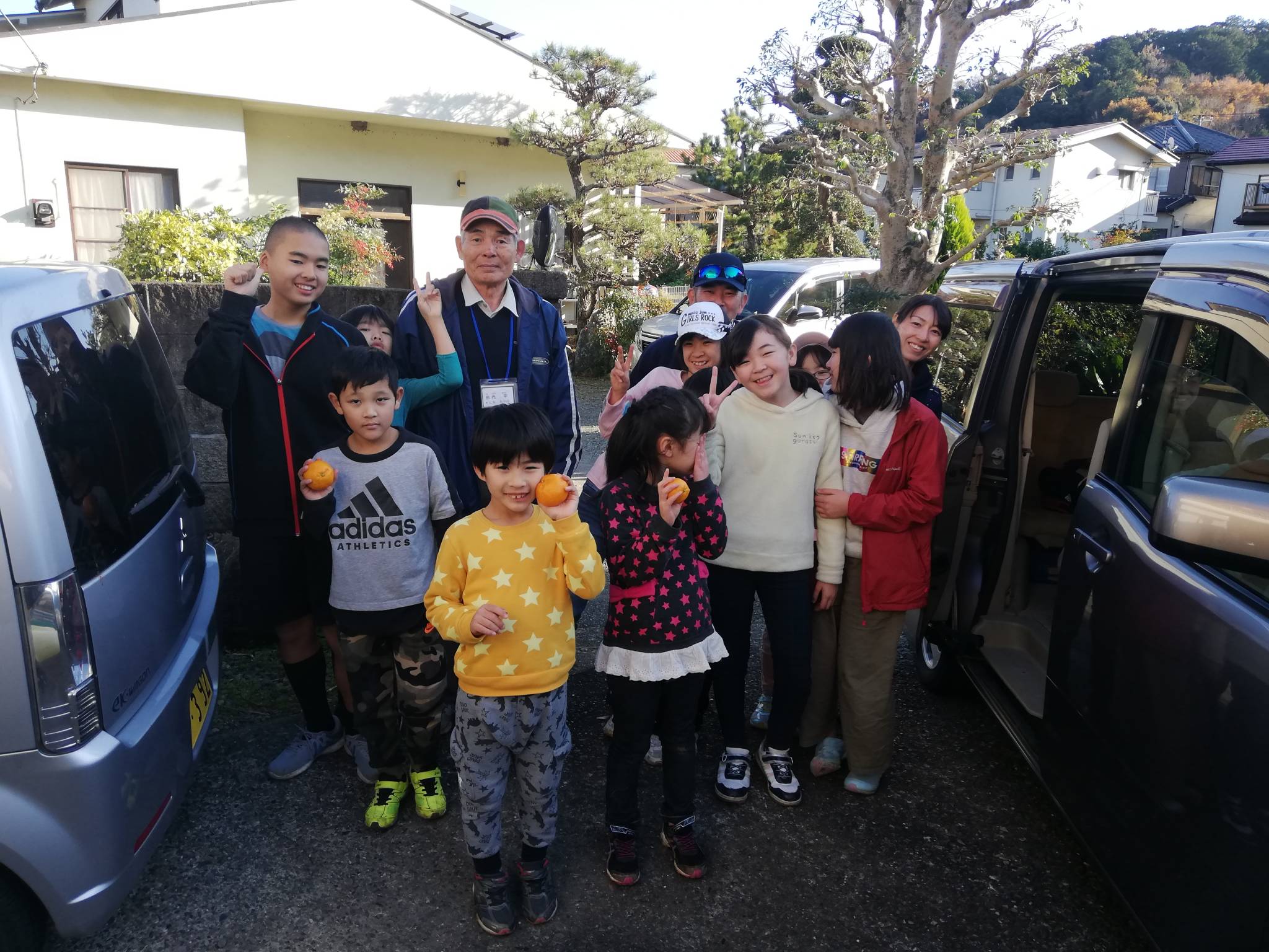 12/14(土)　みかん狩り🍊