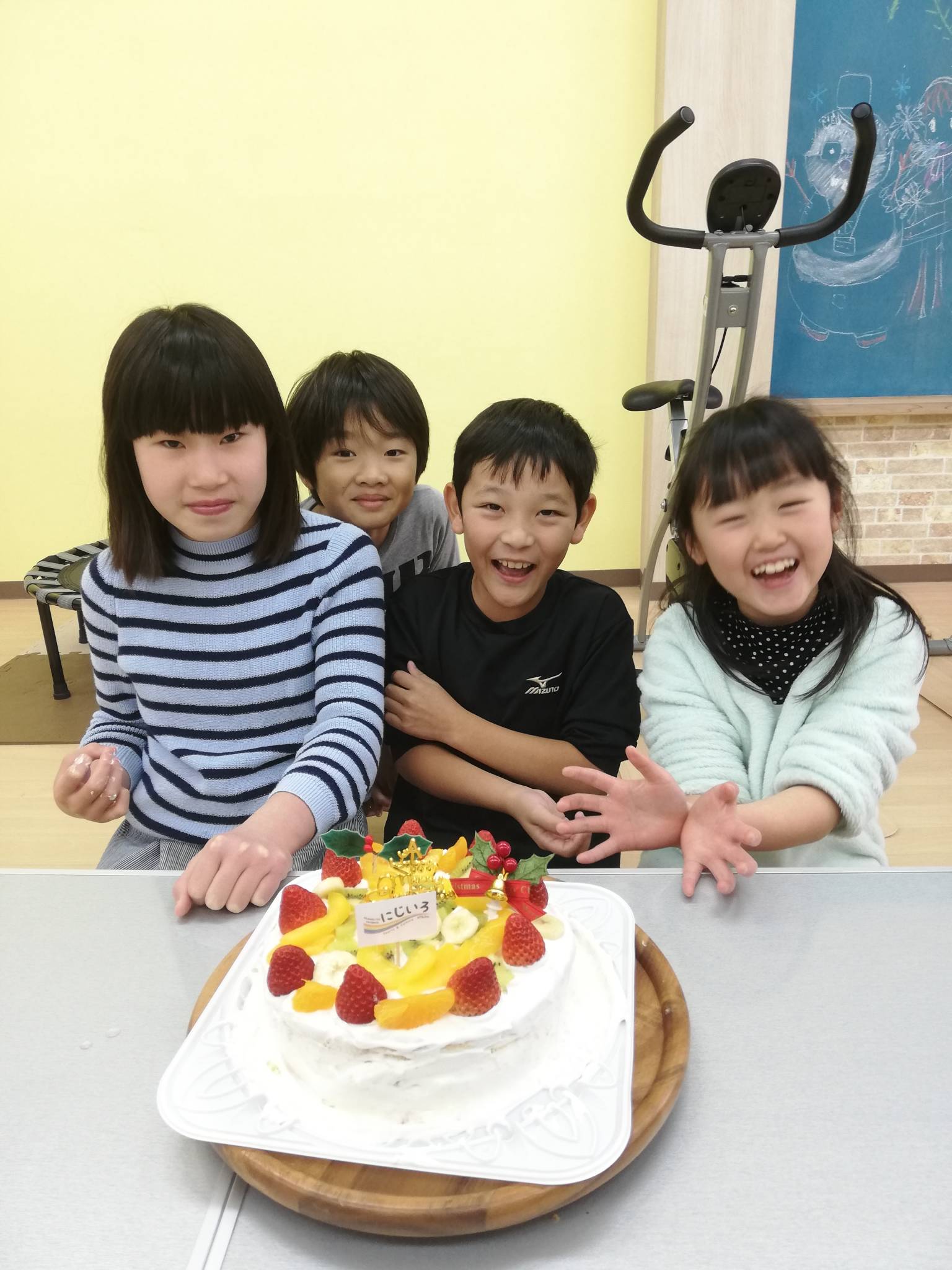 12/25(水)クリスマスのケーキ作り