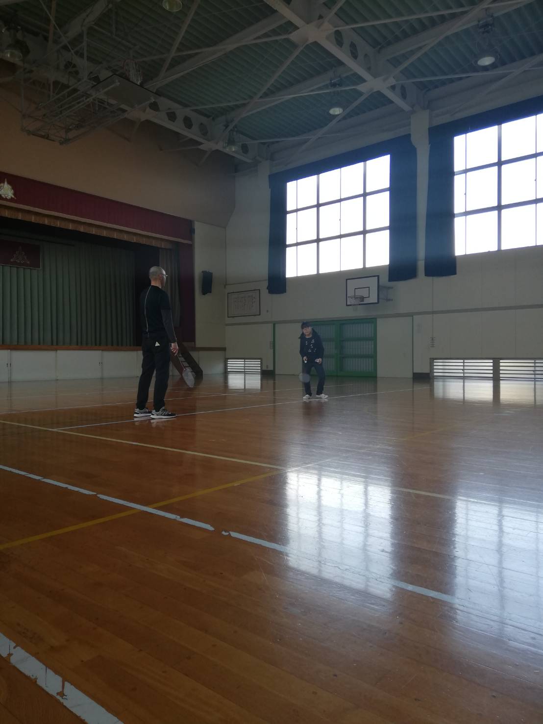 1/4(土)　凧上げ&体育館