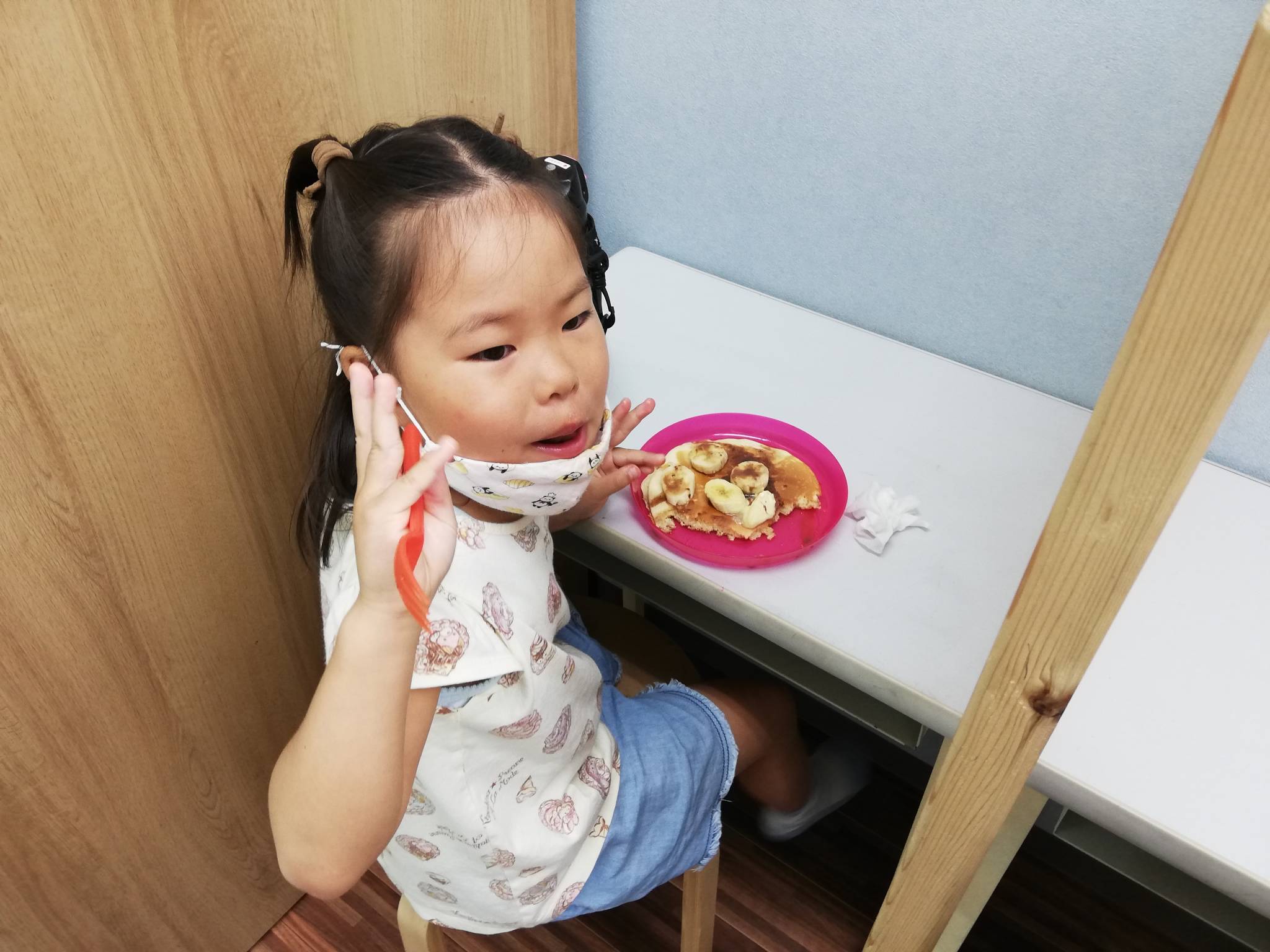 7/18(土)　ホットケーキ作り🥞