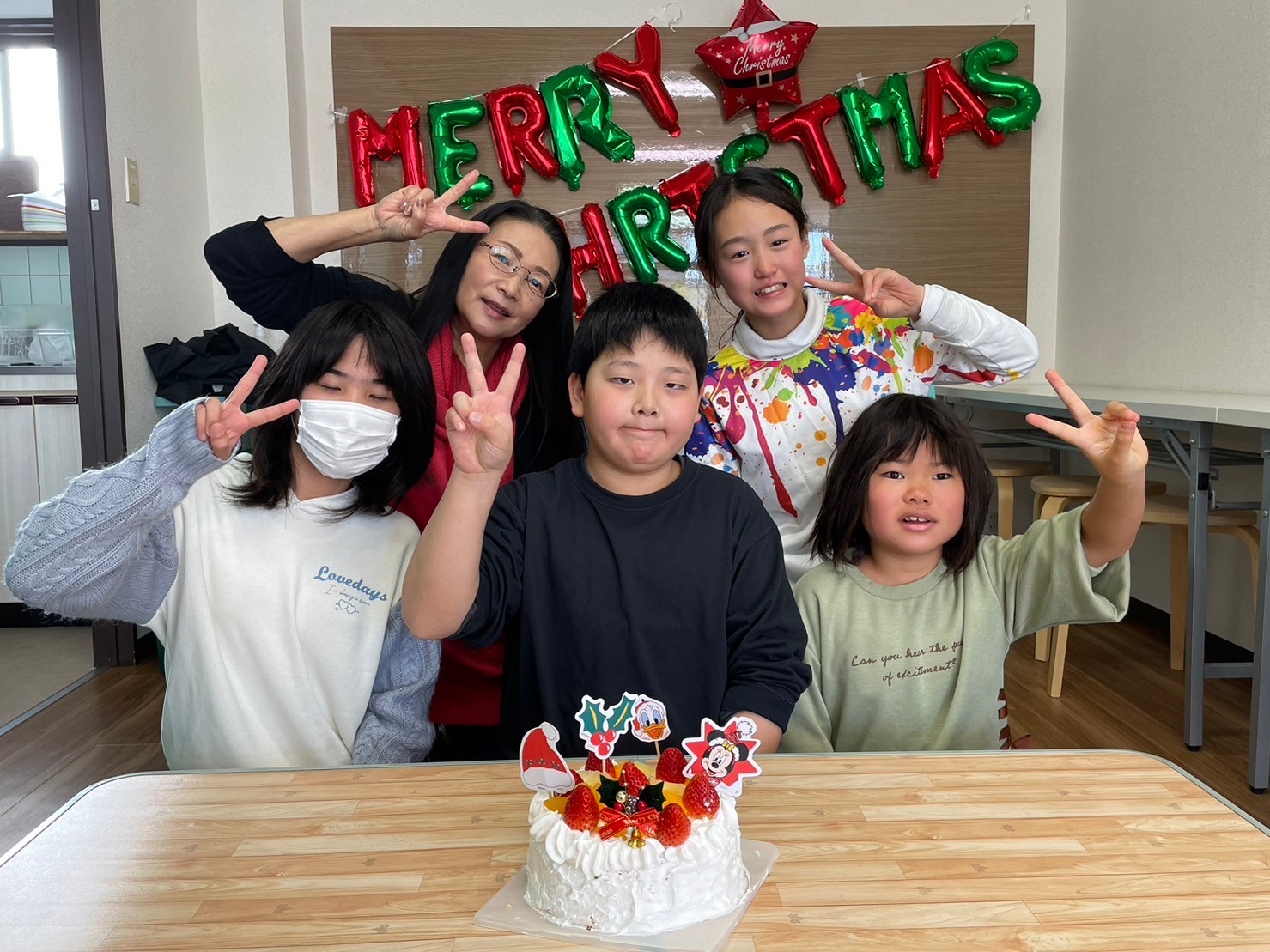 12/25(月) クリスマスケーキ作り🎂