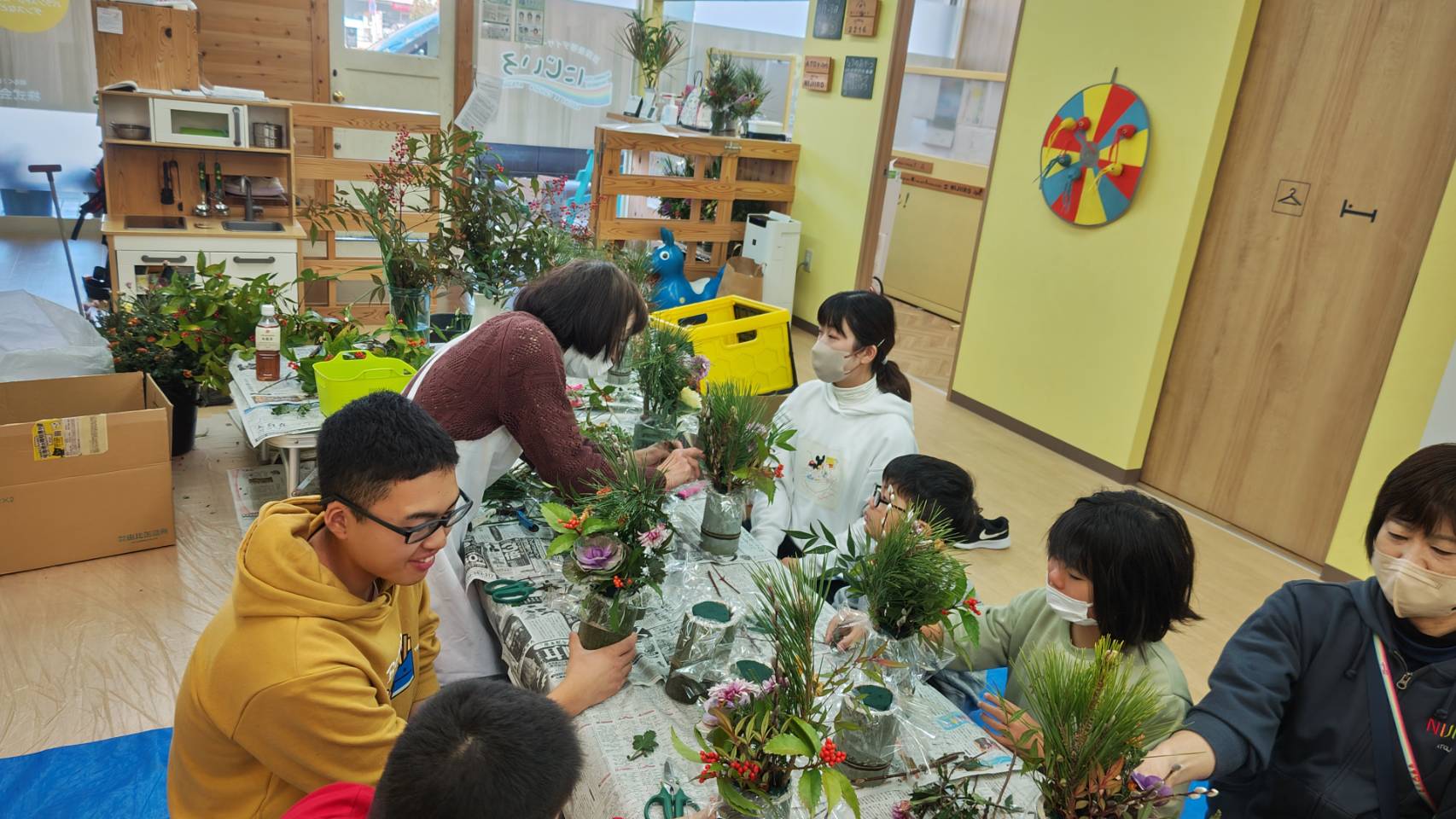 12/28(木) お正月の花飾り作り🎍