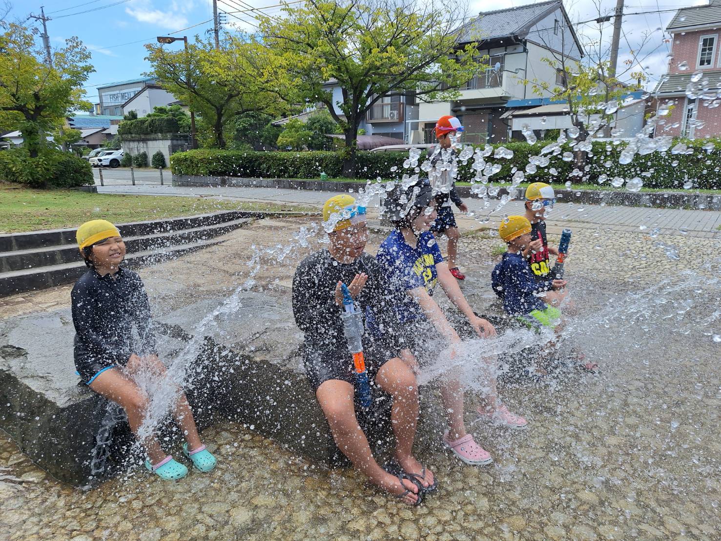 9/6(土) 清見潟公園で水遊び